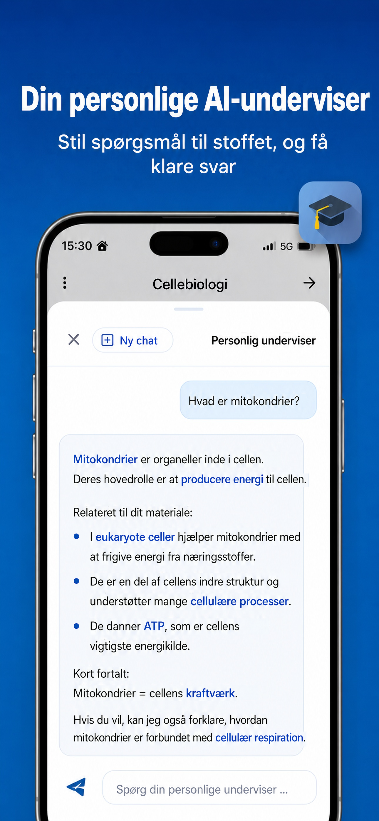 AI-studieassistent til klare svar