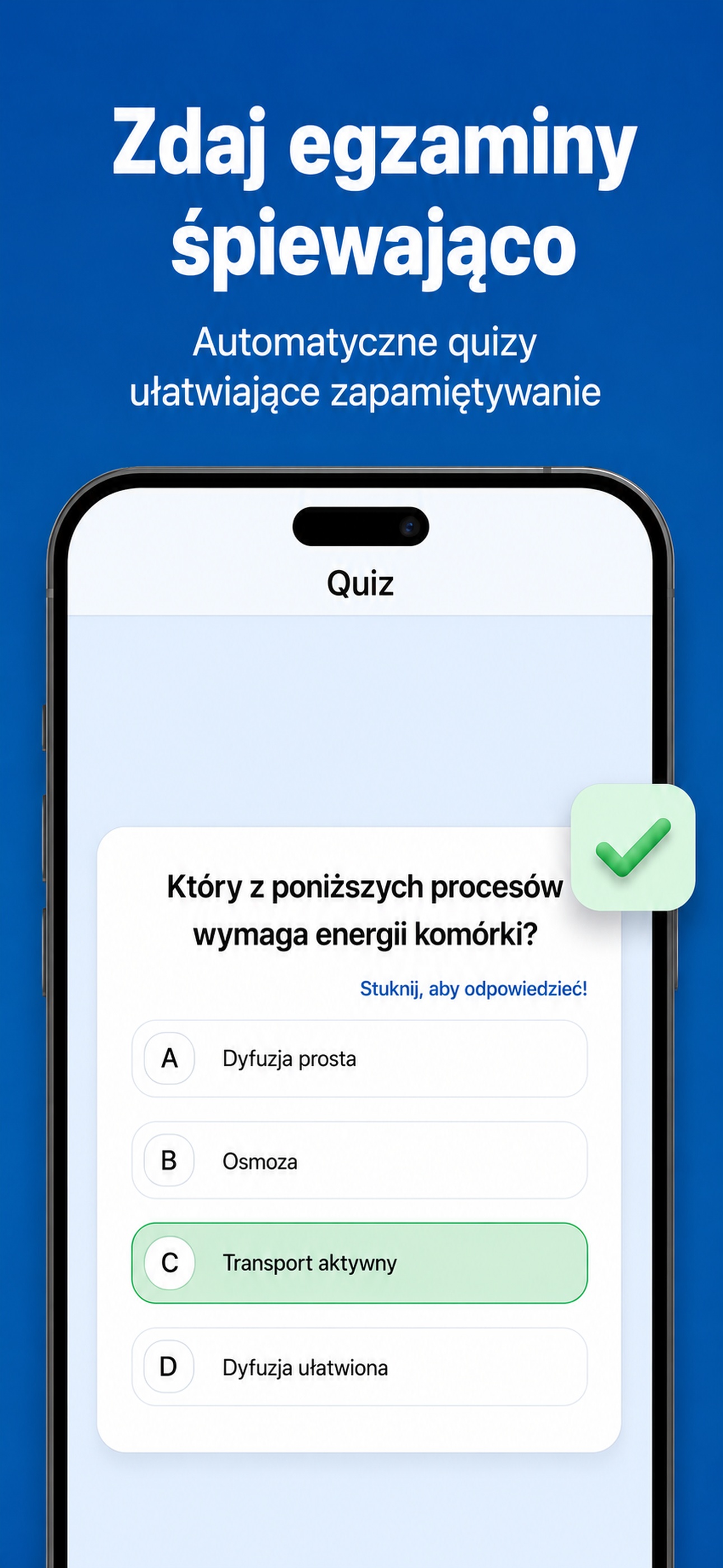 Quizy przygotowujące do egzaminu